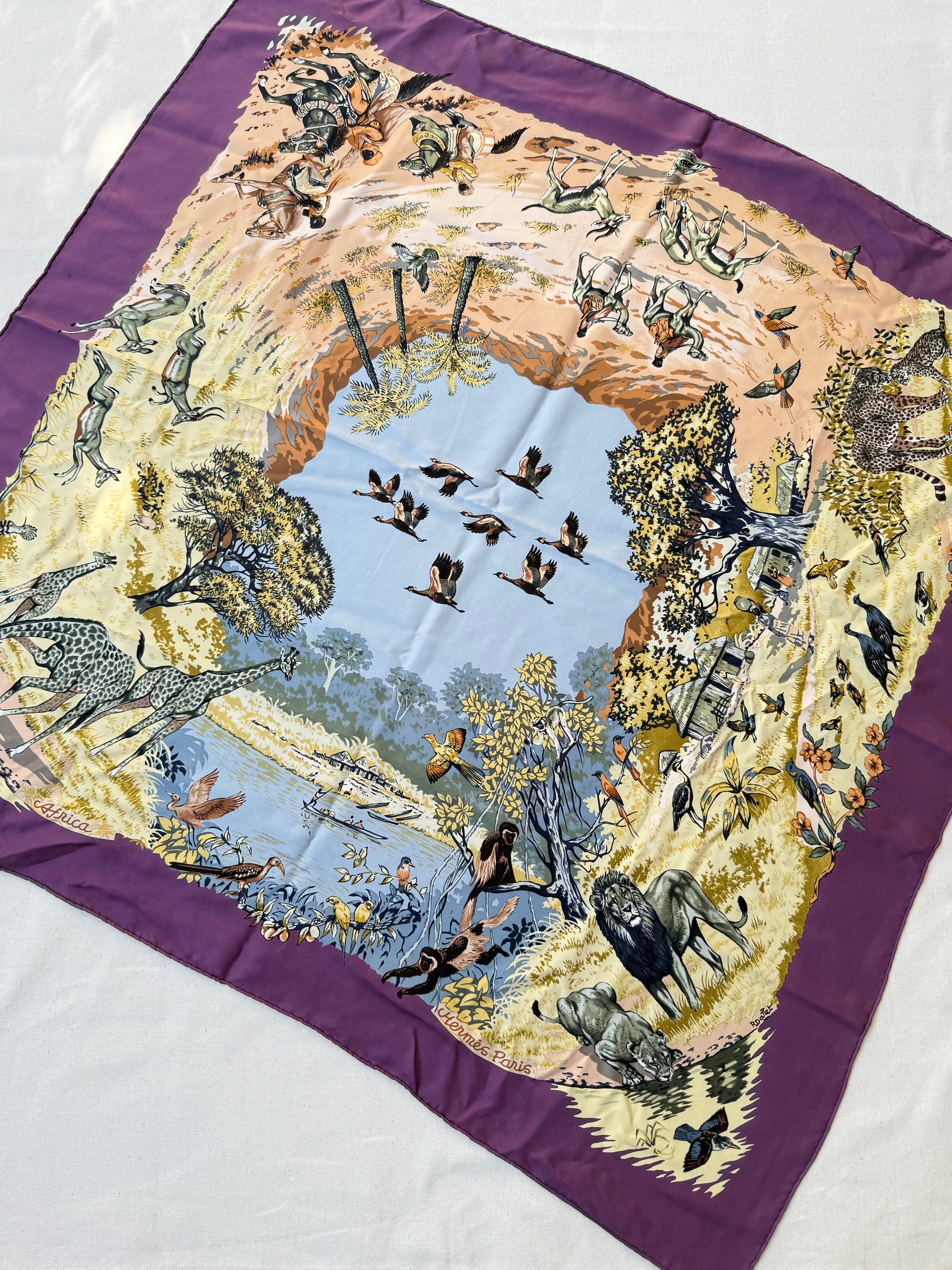 Foulard Hermès – Modèle Africa