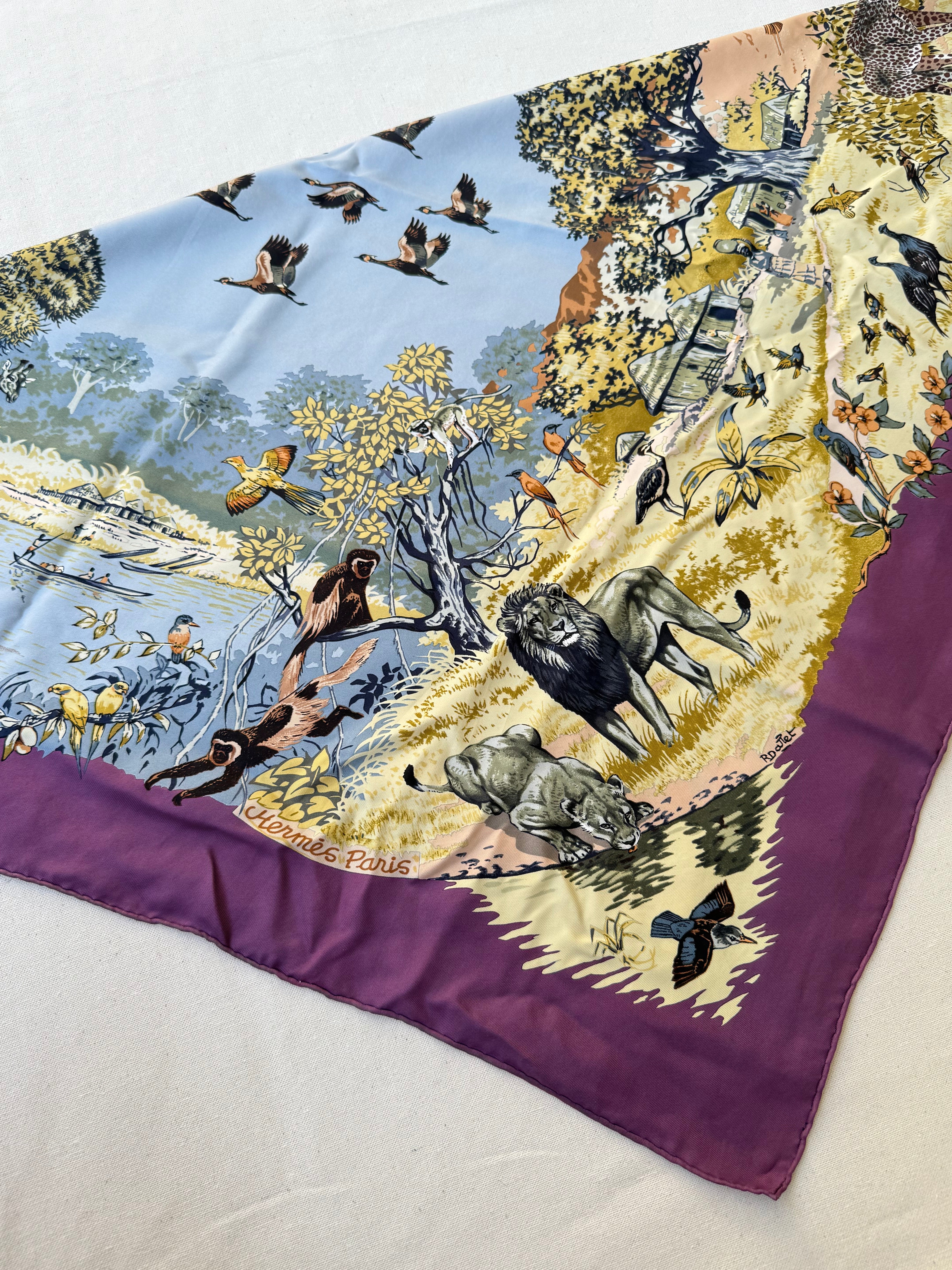 Foulard Hermès – Modèle Africa