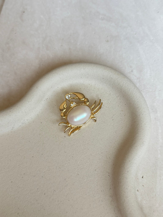 Broche crabe vintage