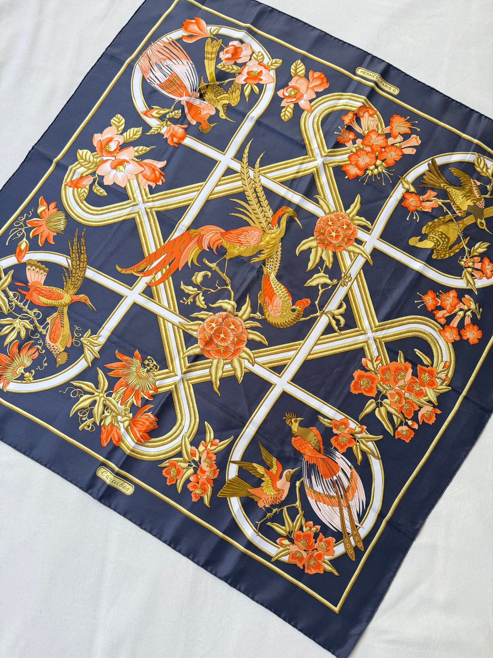 Foulard Hermès – Modèle Caraïbes