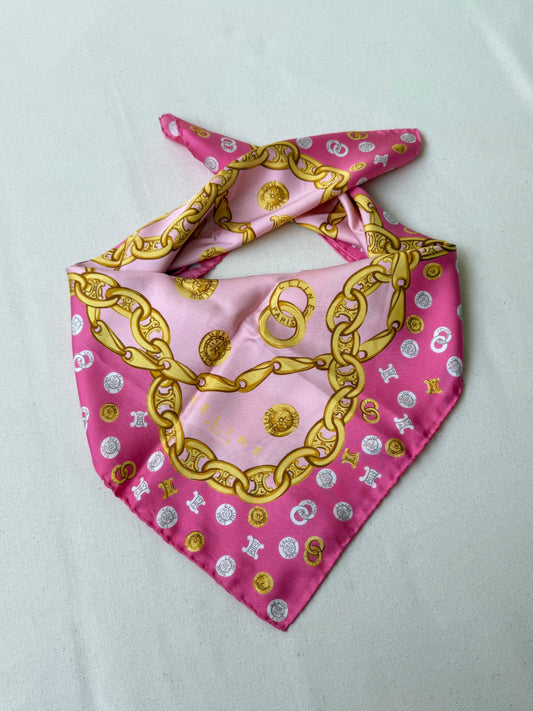 Foulard Céline – Modèle rose et triomphe