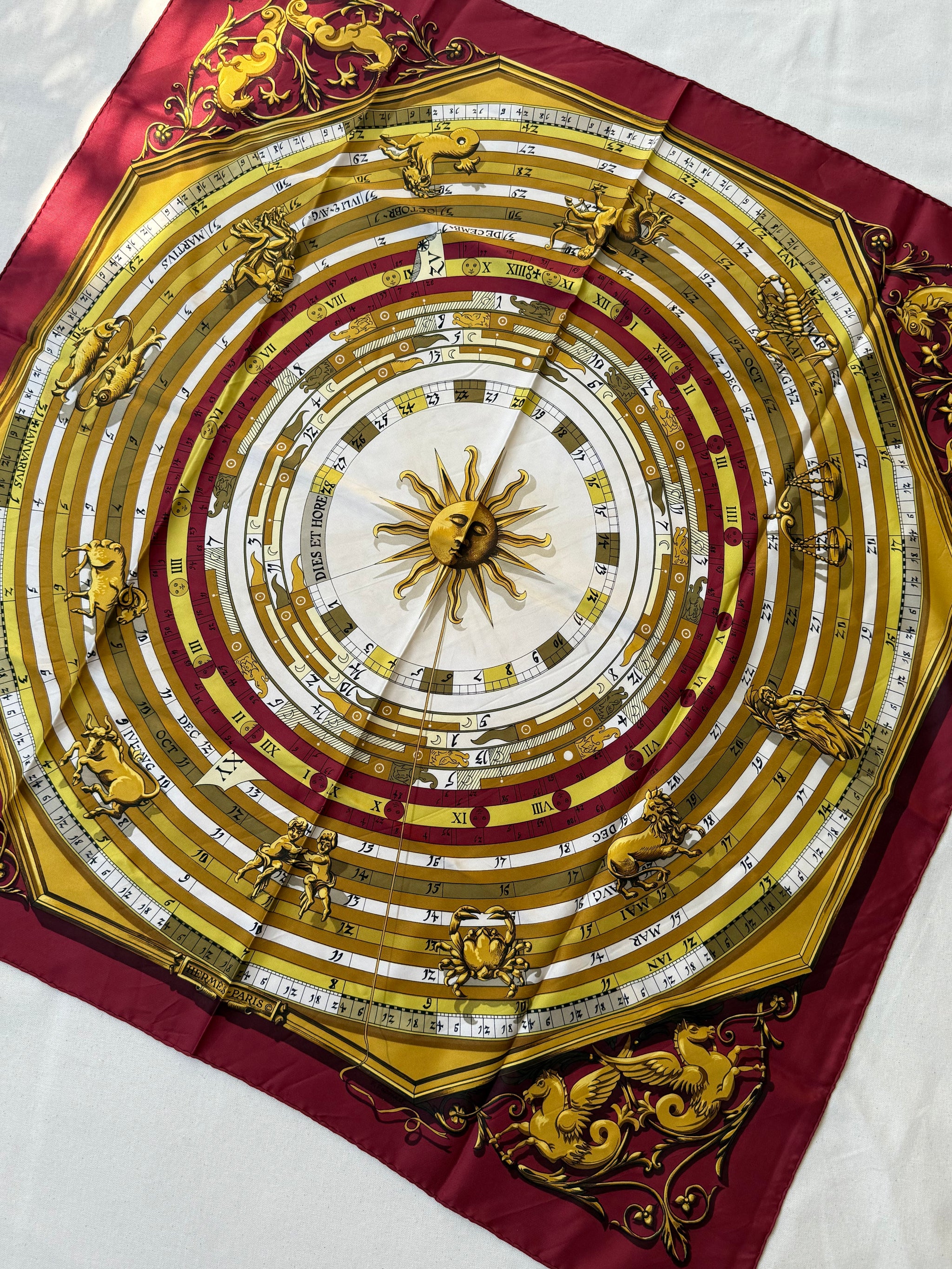 Foulard Hermès – Modèle Astrologie