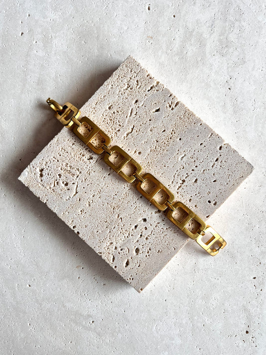 Bracelet Christian Dior vintage - maille CD