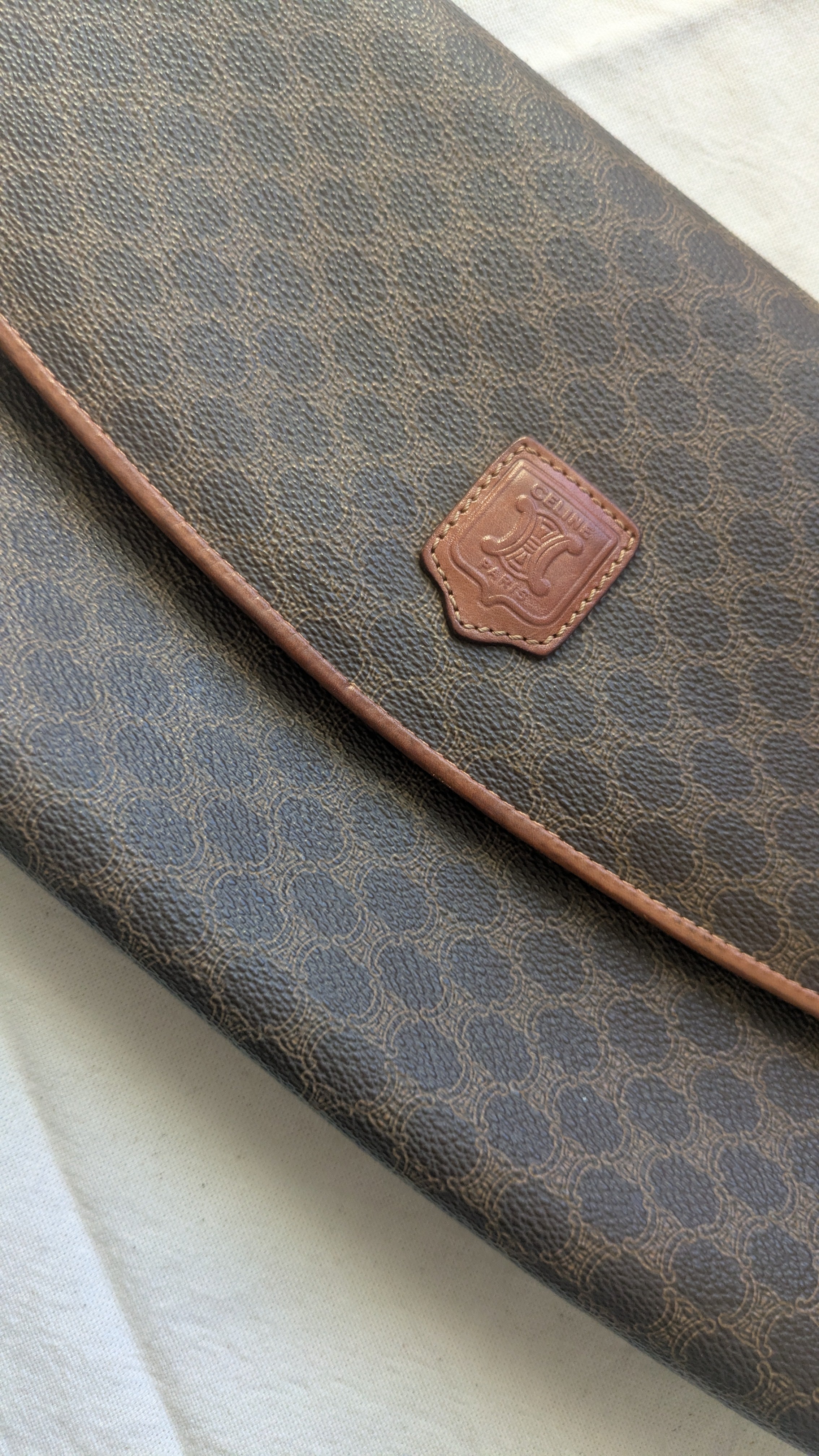 Pochette Céline vintage - Toile triomphe