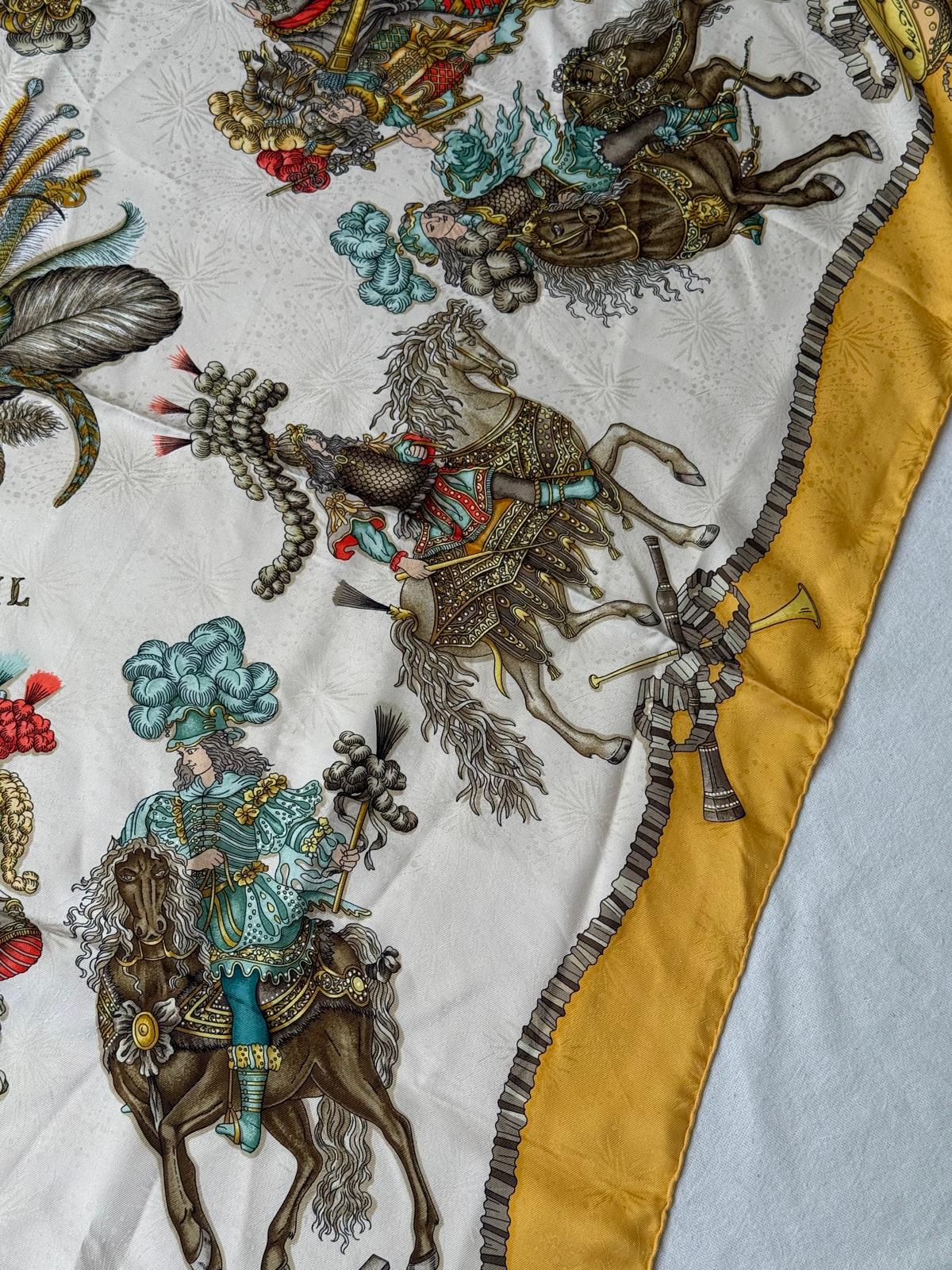 Foulard Hermès – Modèle Les fêtes du roi soleil