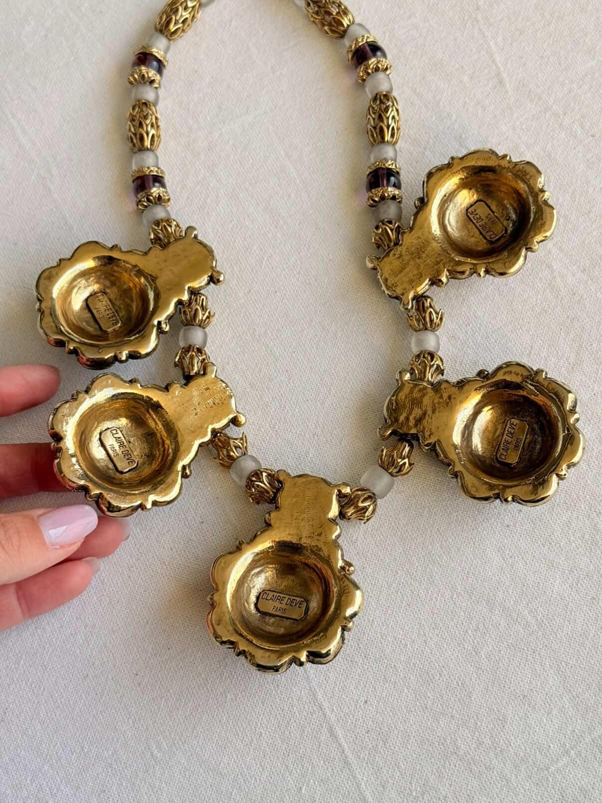 Collier vintage Claire Deve