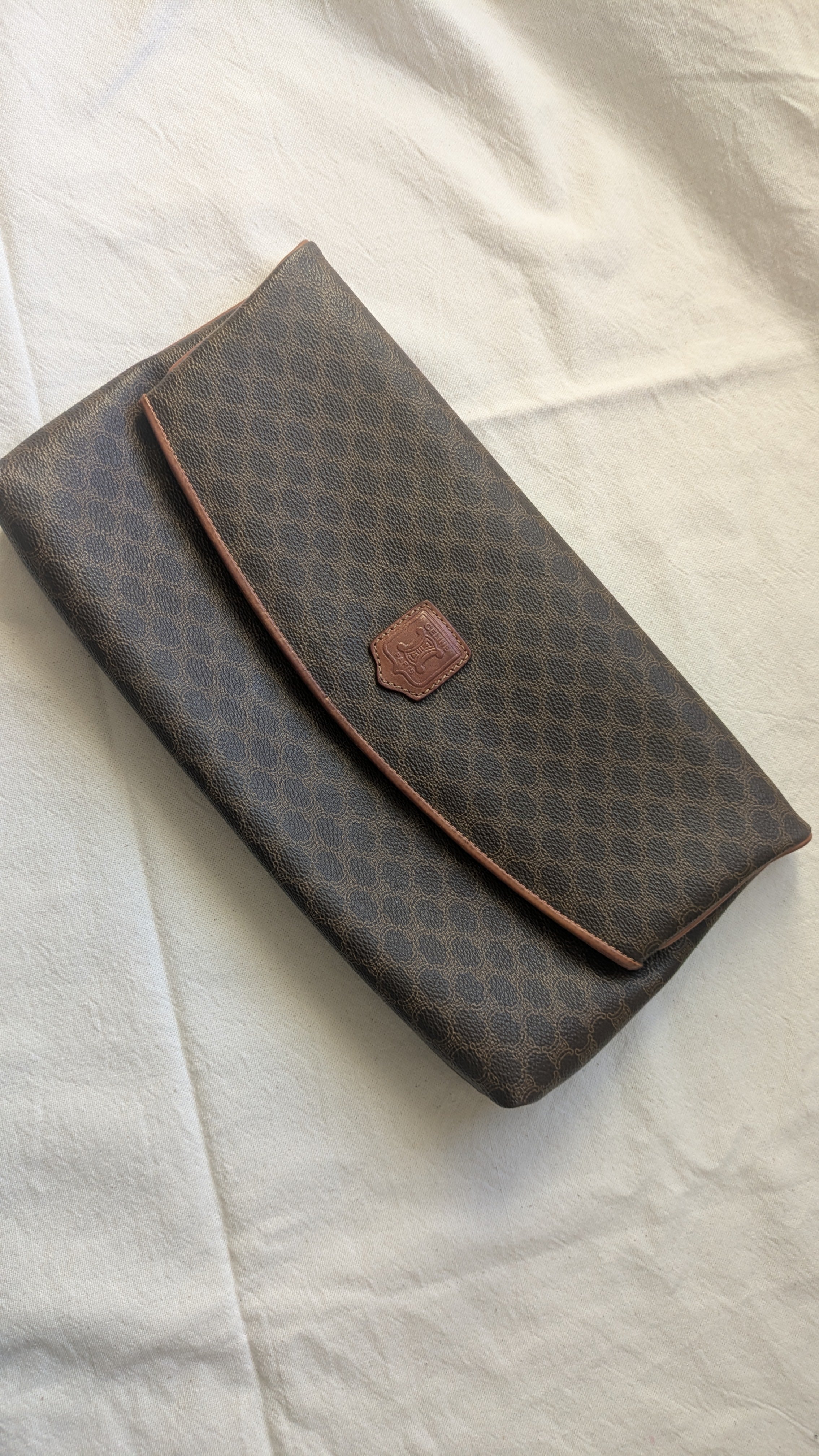 Pochette Céline vintage - Toile triomphe