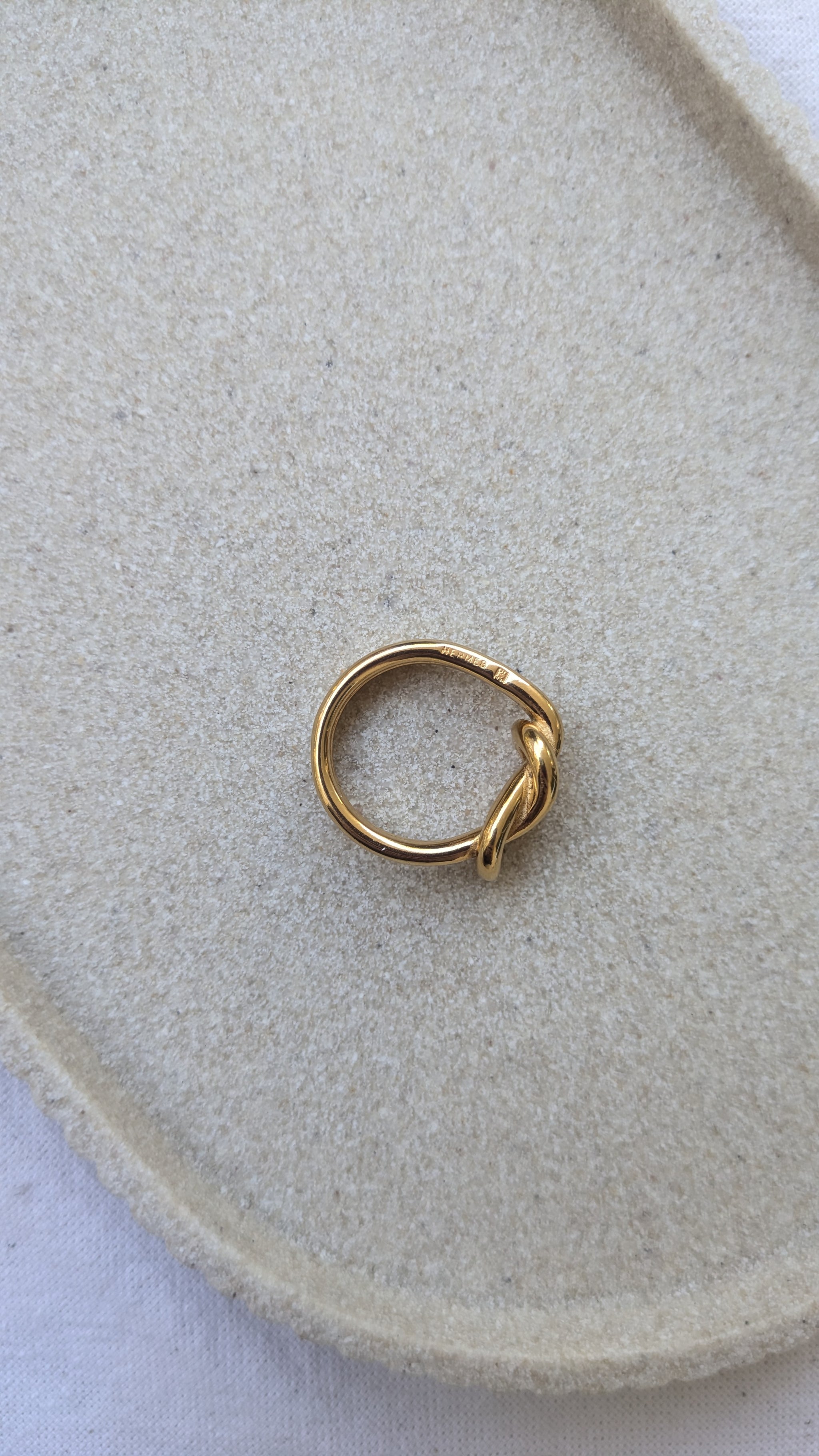 Anneau de foulard Hermès - modèle nœud marin