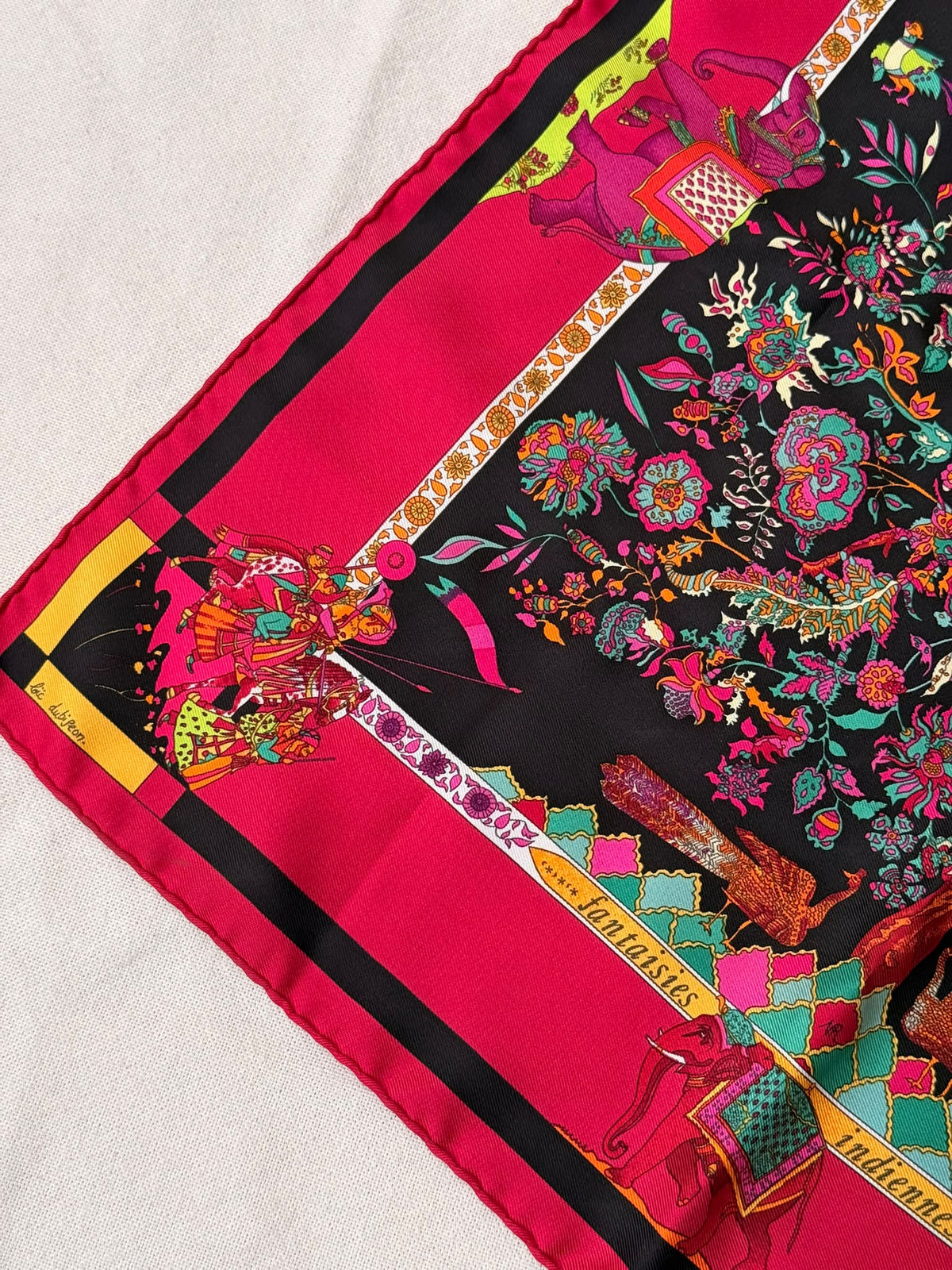 Gavroche Hermès – Modèle Fantaisies indiennes