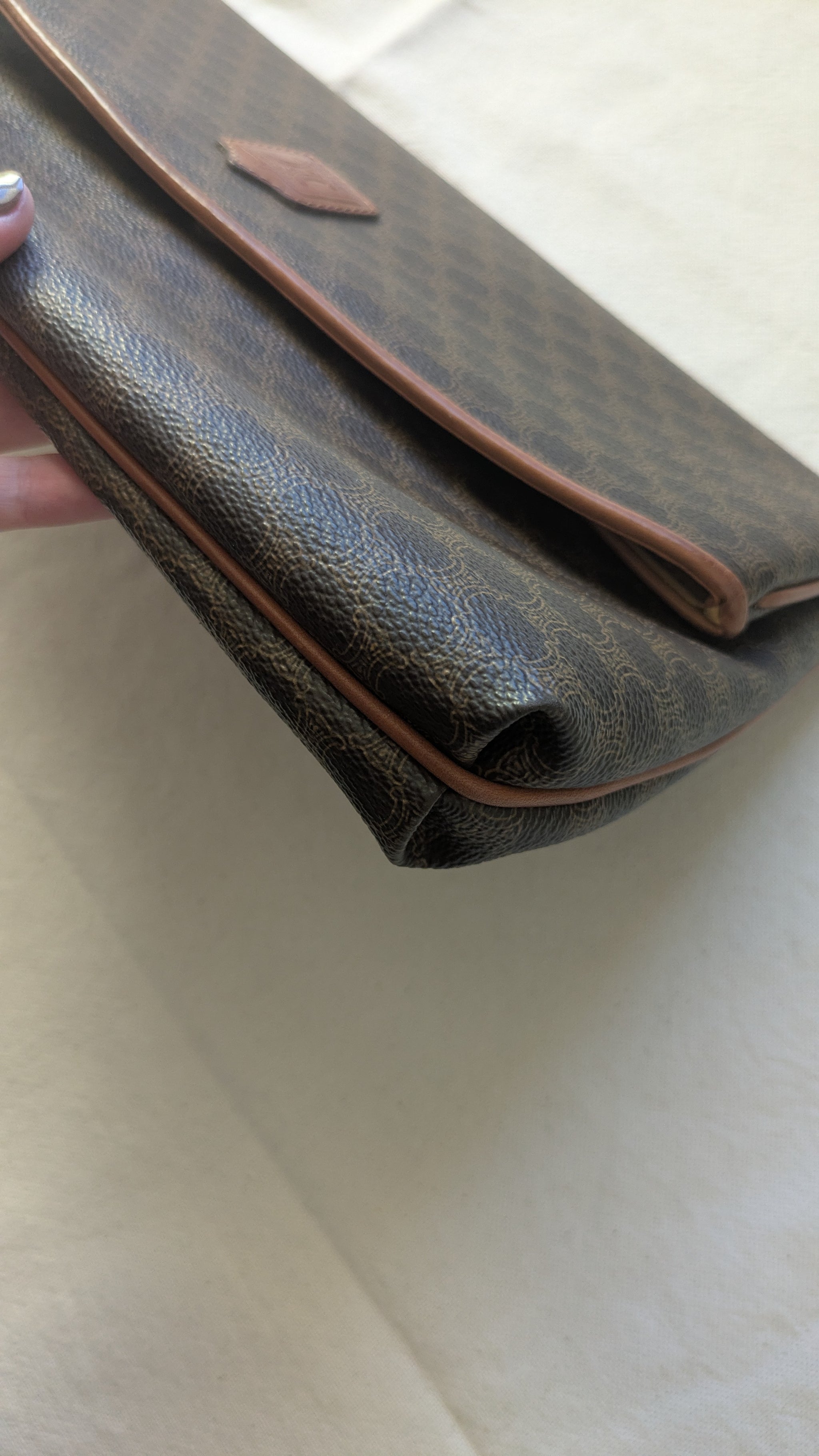 Pochette Céline vintage - Toile triomphe