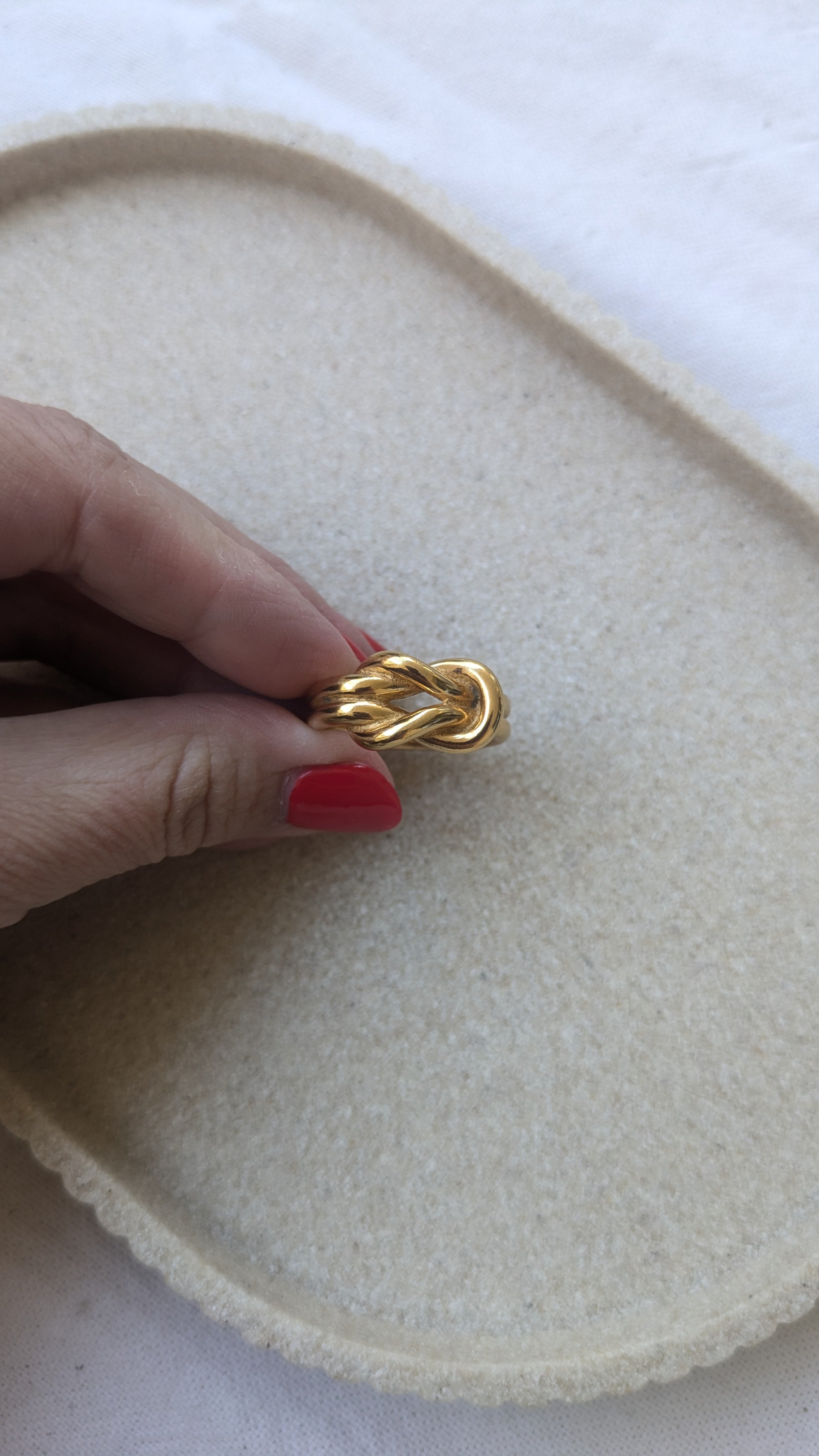 Anneau de foulard Hermès - modèle nœud marin