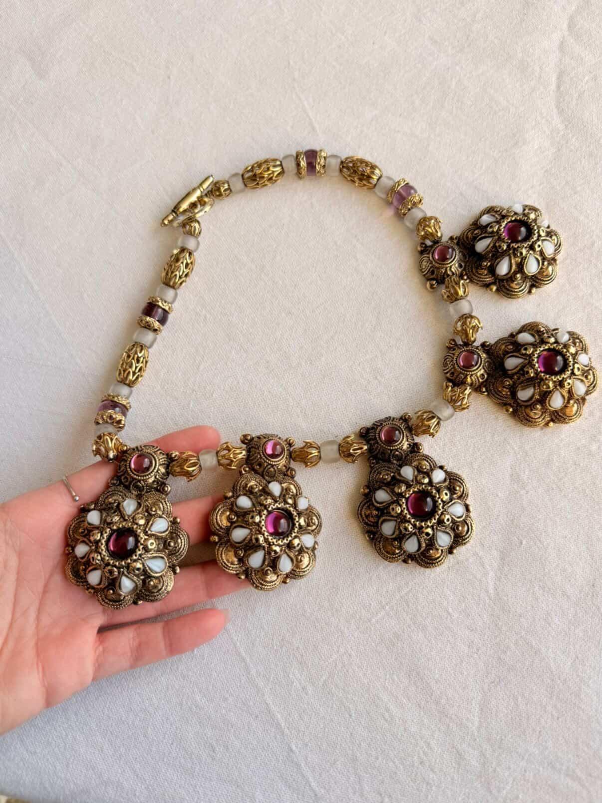 Collier vintage Claire Deve