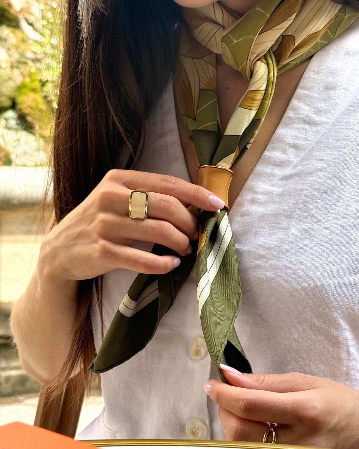 Anneau de foulard Hermès