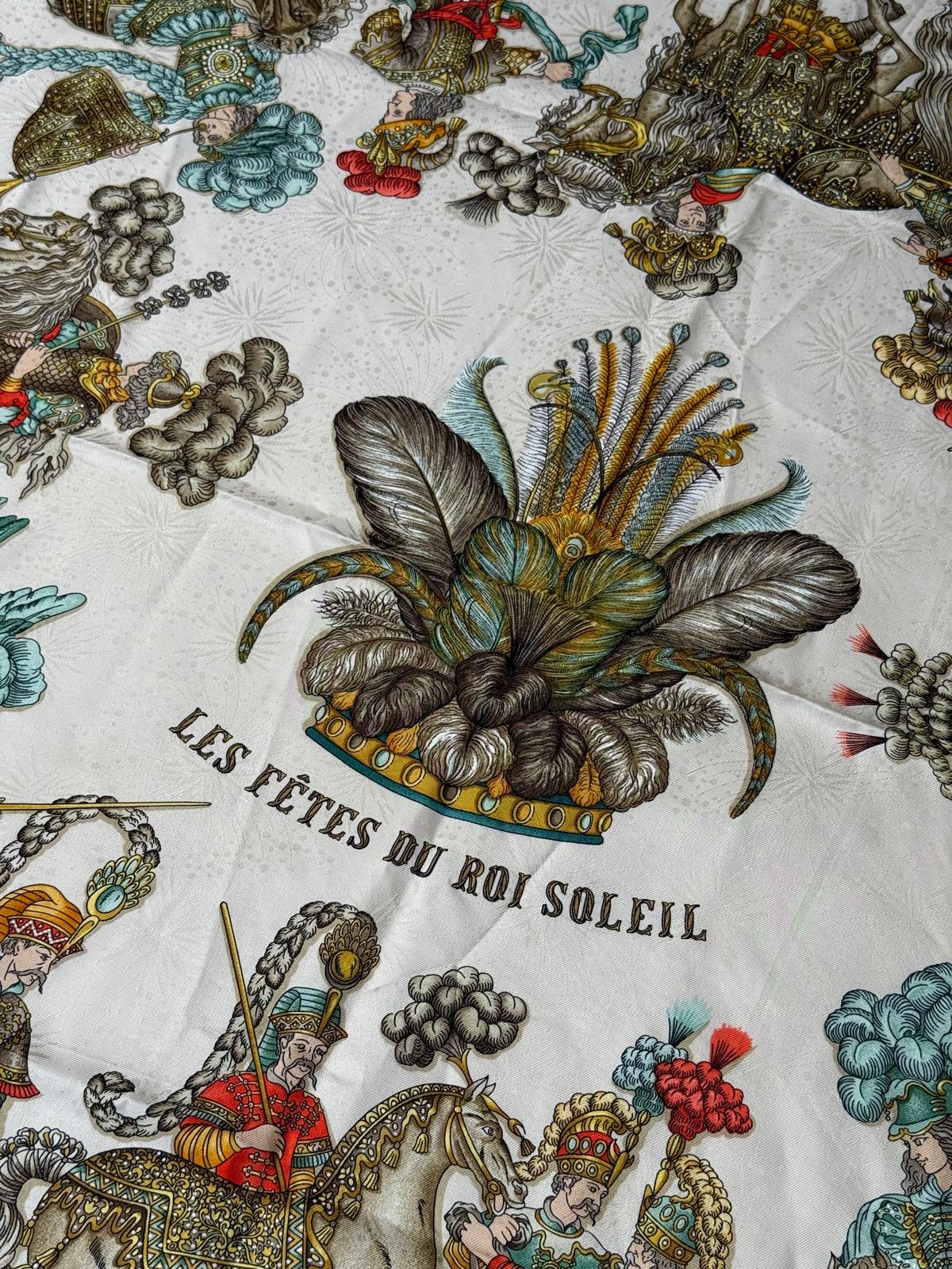Foulard Hermès – Modèle Les fêtes du roi soleil